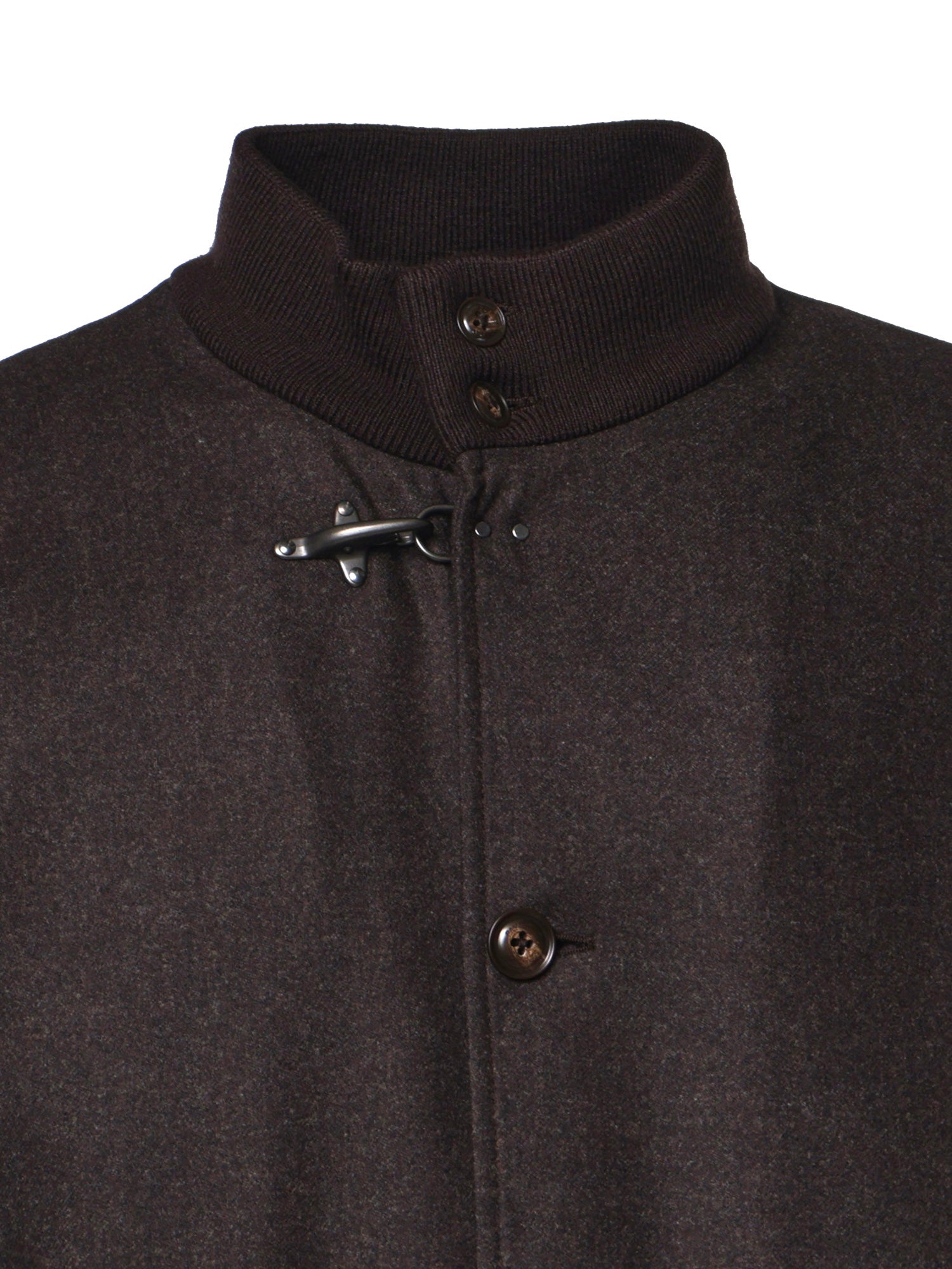 Bomber in flanella cardata di lana NAM11530690WGZ S804 FAY 