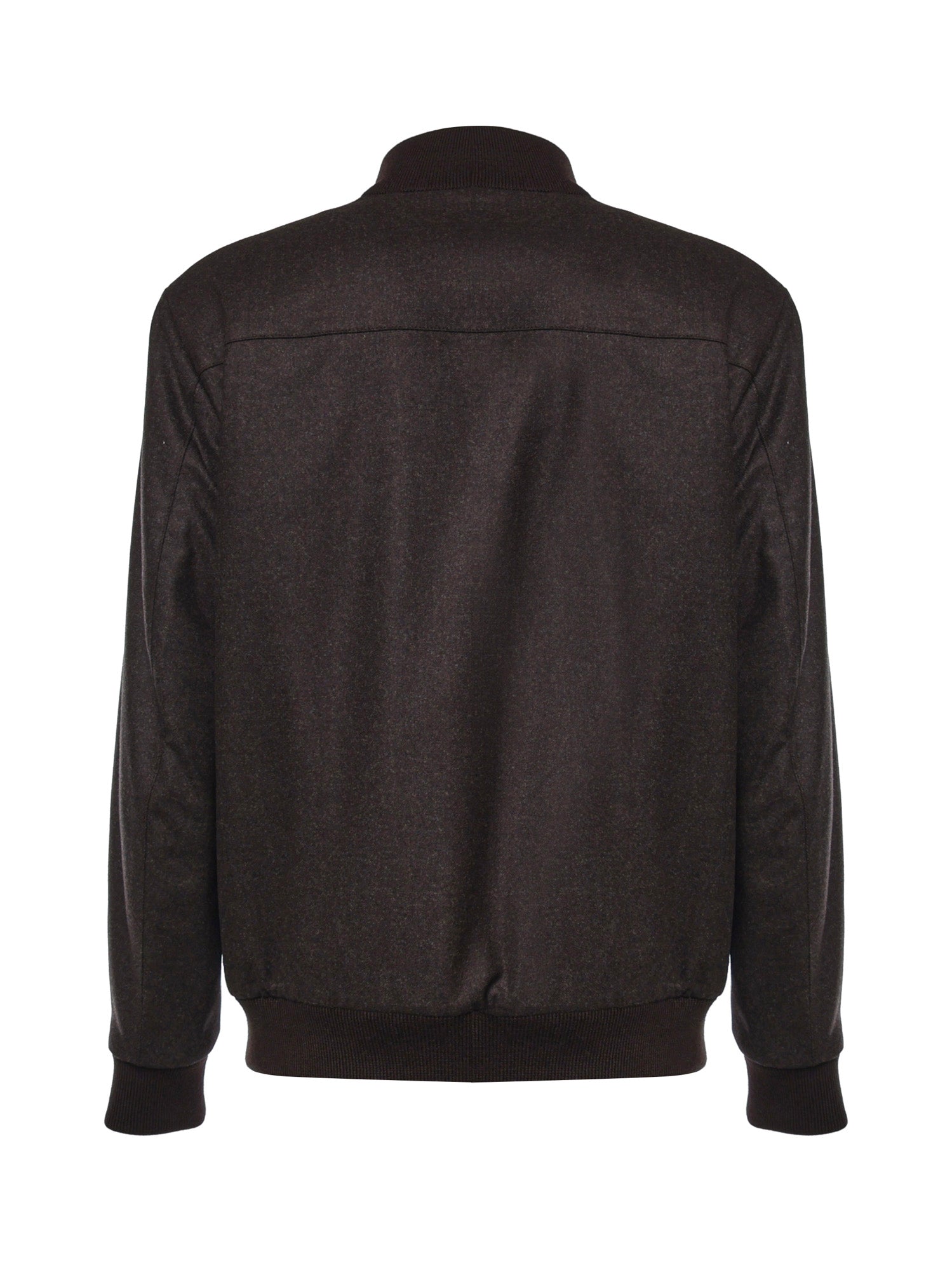 Bomber in flanella cardata di lana NAM11530690WGZ S804 FAY 