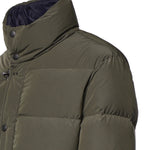 Piumino in popeline smerigliato NAM32530380ZIL V613 FAY 