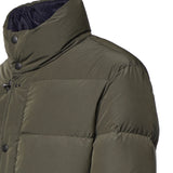 Piumino in popeline smerigliato NAM32530380ZIL V613 FAY 