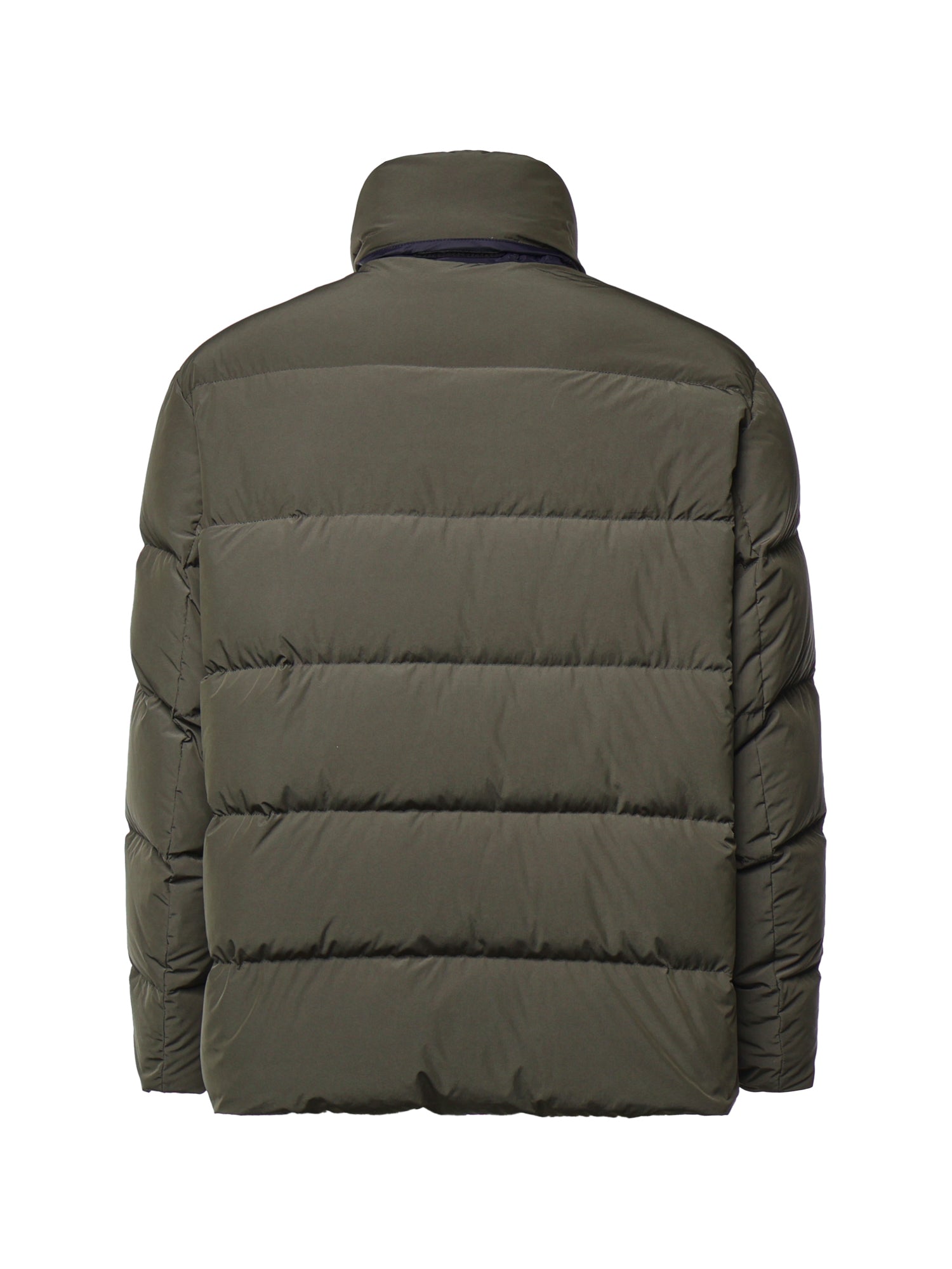 Piumino in popeline smerigliato NAM32530380ZIL V613 FAY 