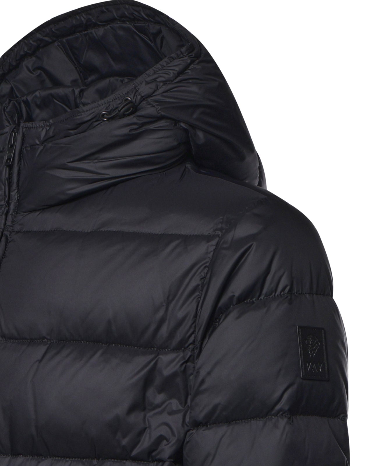 Piumino in nylon con logo NAM32530620XMH B999 FAY 