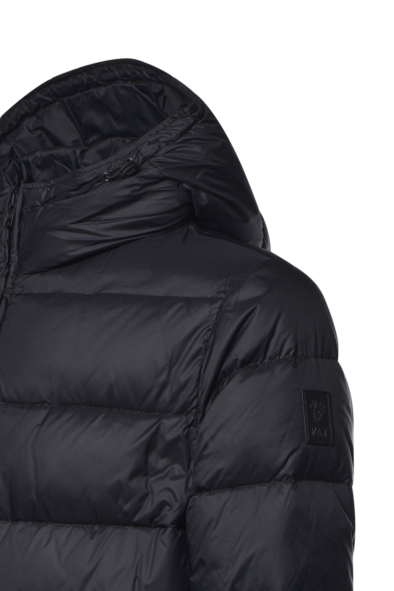 Piumino in nylon con logo NAM32530620XMH B999 FAY 