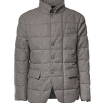 Piumino double front in flanella cardata NAM45530210WGZ C206 FAY 