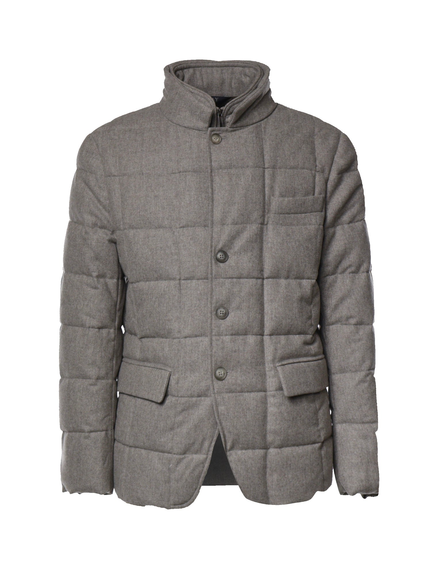 Piumino double front in flanella cardata NAM45530210WGZ C206 FAY 