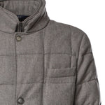 Piumino double front in flanella cardata NAM45530210WGZ C206 FAY 