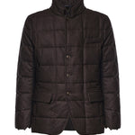 Piumino double front in flanella cardata NAM45530210WGZ S804 FAY 
