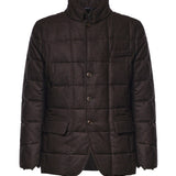 Piumino double front in flanella cardata NAM45530210WGZ S804 FAY 