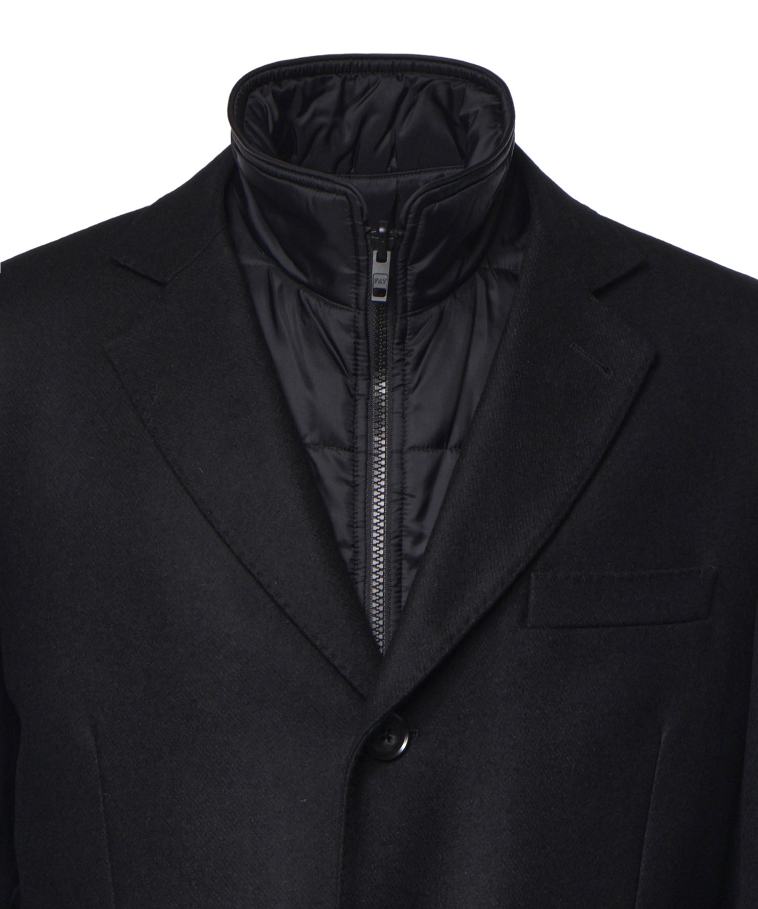 Double Coat in panno di lana e cashmere NAM53531390GAH B999 FAY 