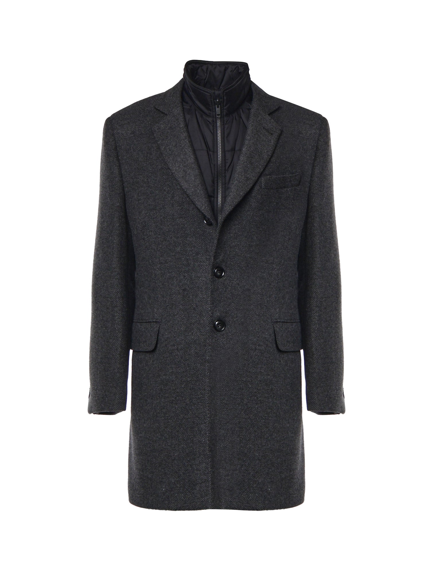 Double coat in resca di lana NAM53531390YNE B801 FAY 