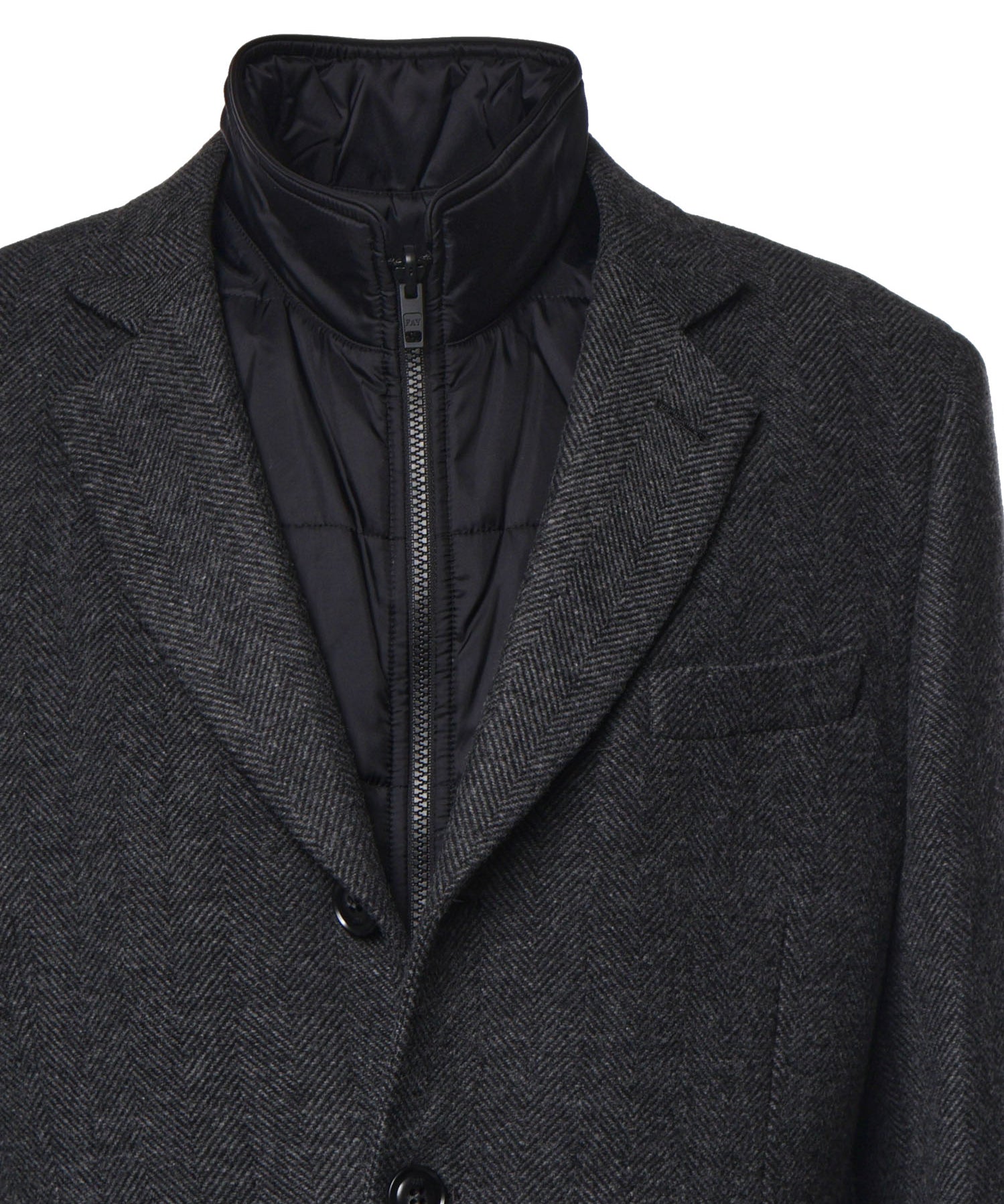 Double coat in resca di lana NAM53531390YNE B801 FAY 