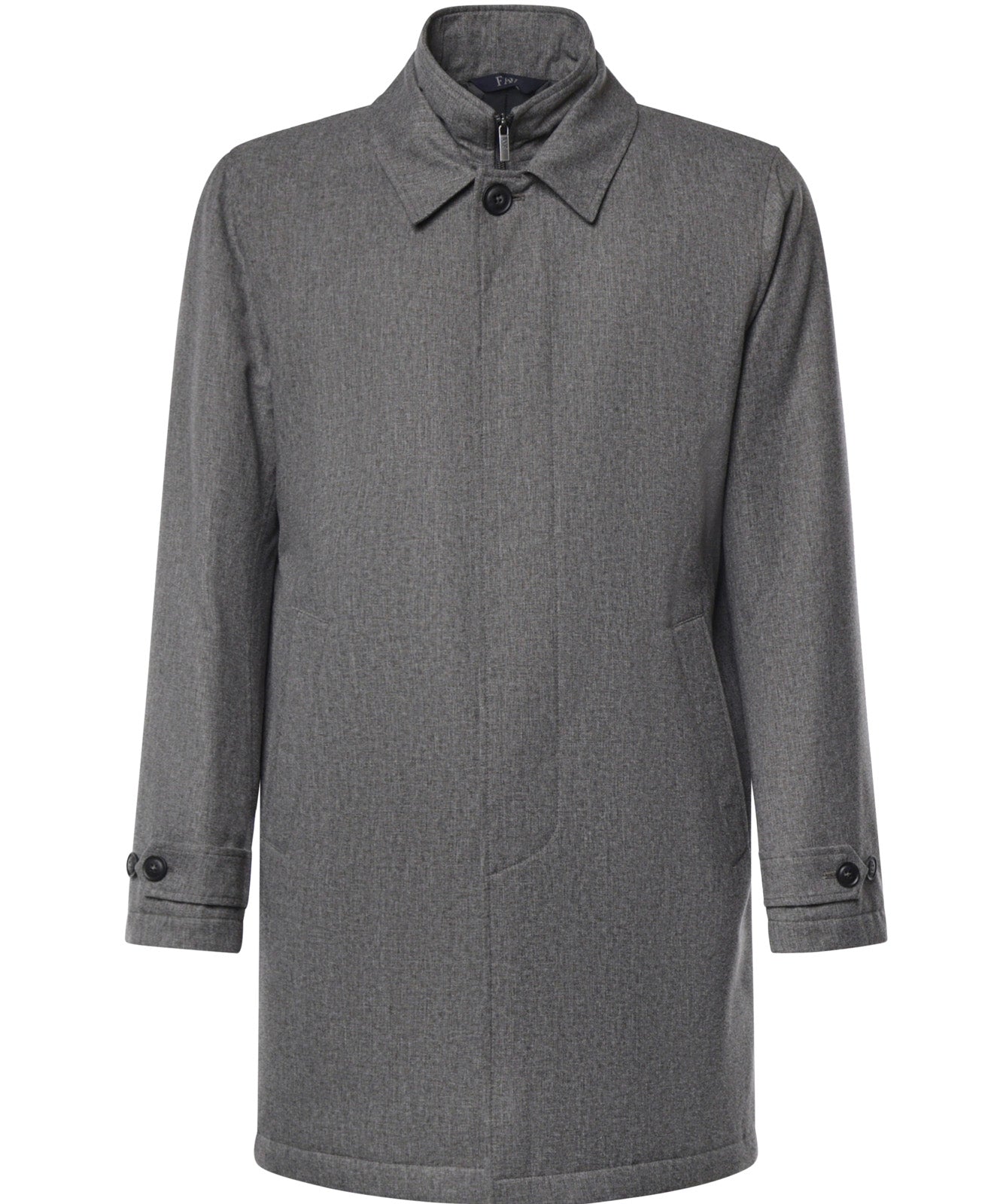 Morning Coat in saia tecnica mélange<BR/> NAM62530160ZIK B203 FAY 