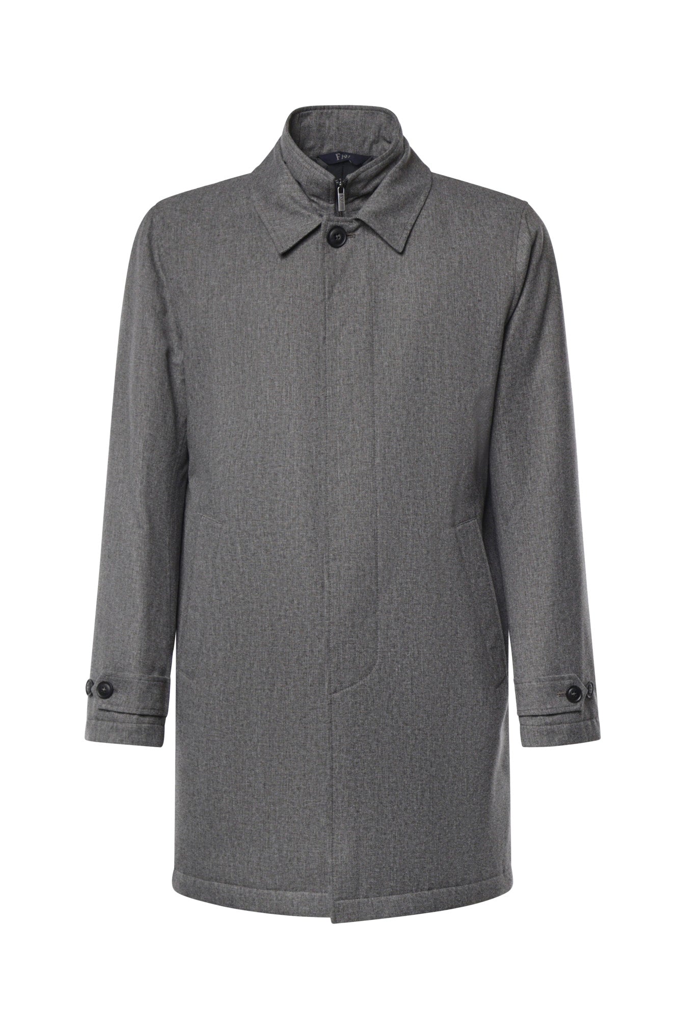 Morning Coat in saia tecnica mélange<BR/> NAM62530160ZIK B203 FAY 