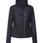 Toggle Coat cropped in gabardine tecnico NAW12533390ZXE U808 FAY 