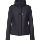 Toggle Coat cropped in gabardine tecnico NAW12533390ZXE U808 FAY 