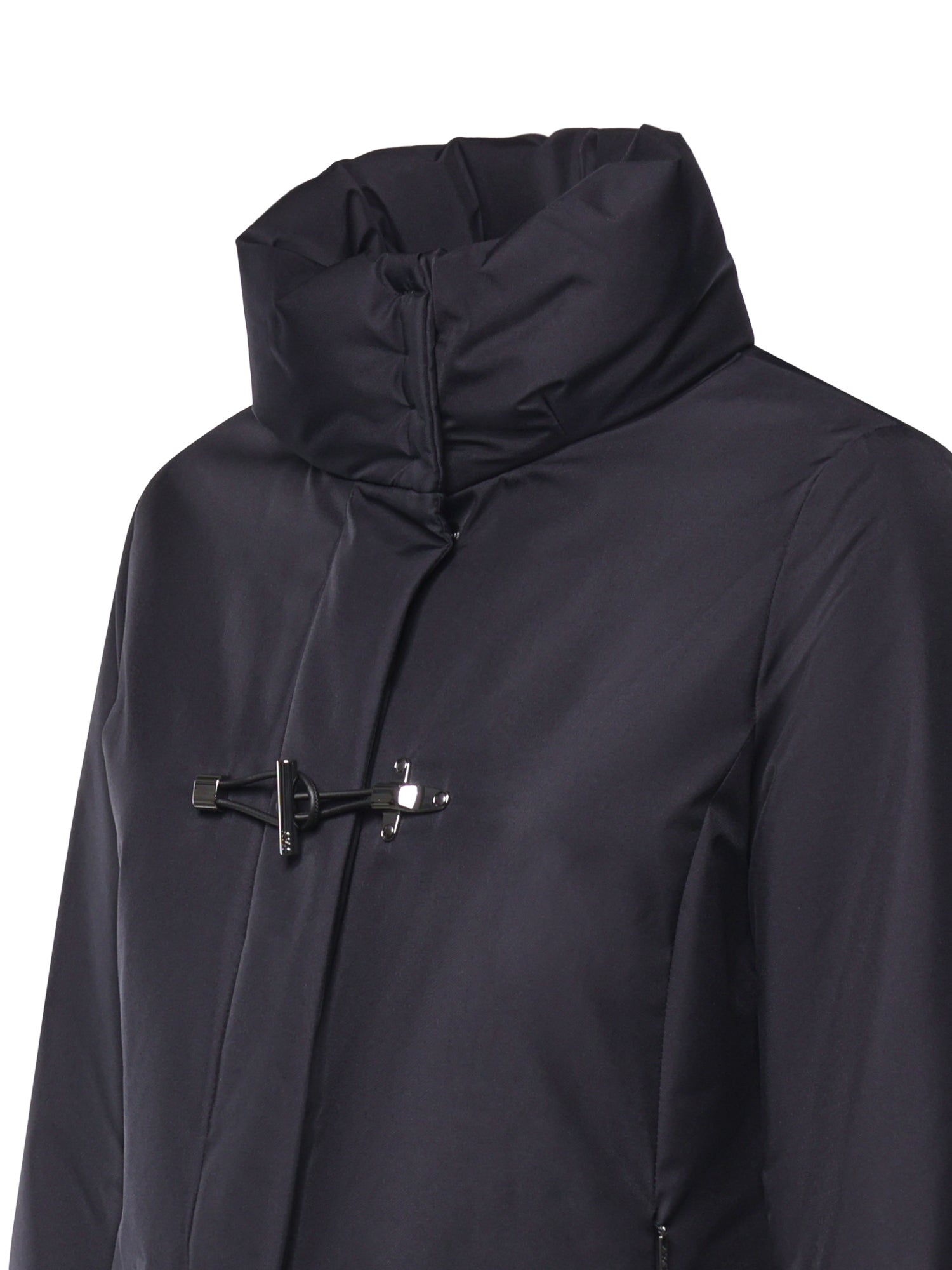 Toggle Coat cropped in gabardine tecnico NAW12533390ZXE U808 FAY 