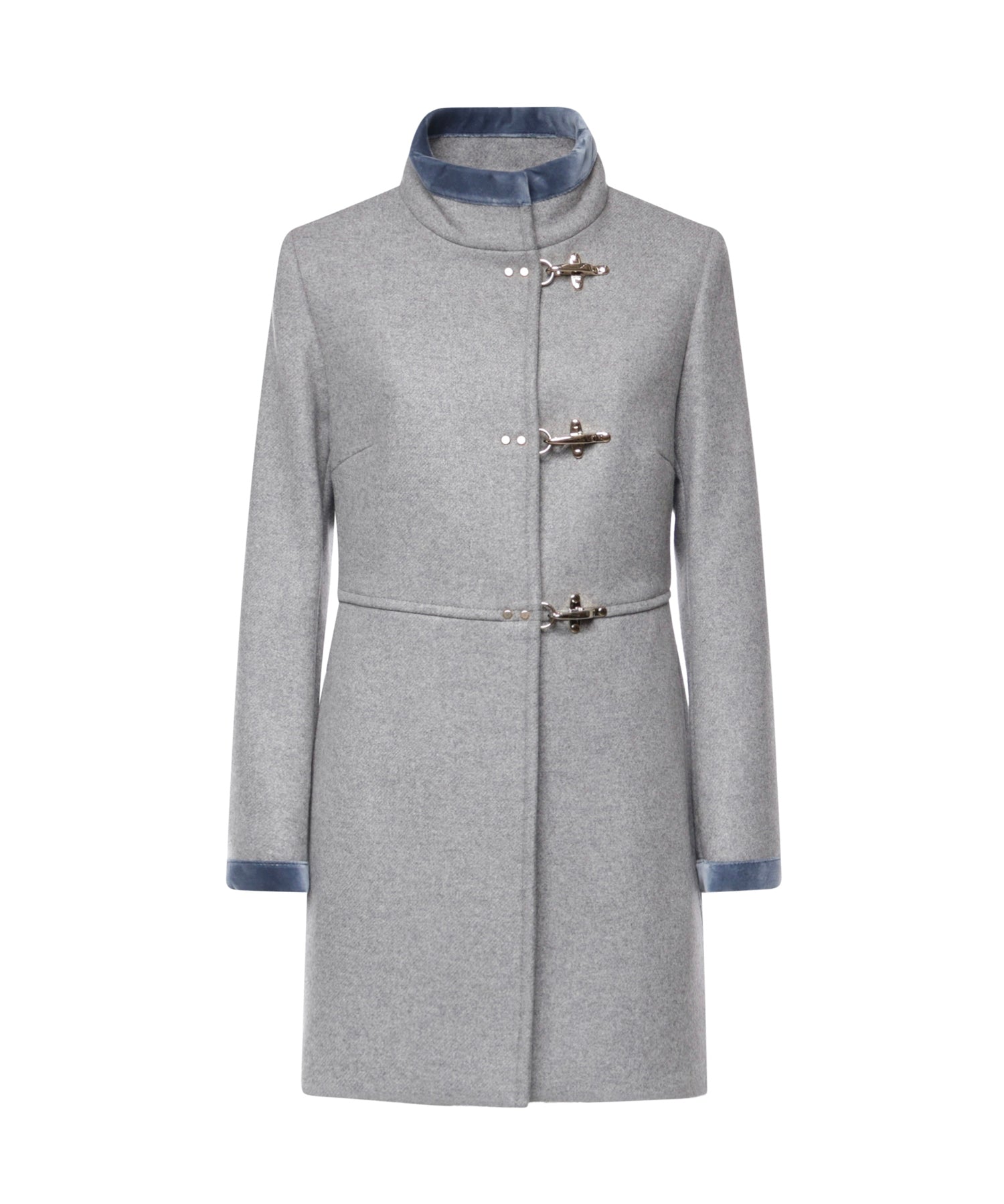 Cappotto Virginia in panno di lana mélange NAW50534000YN6 B202 FAY 