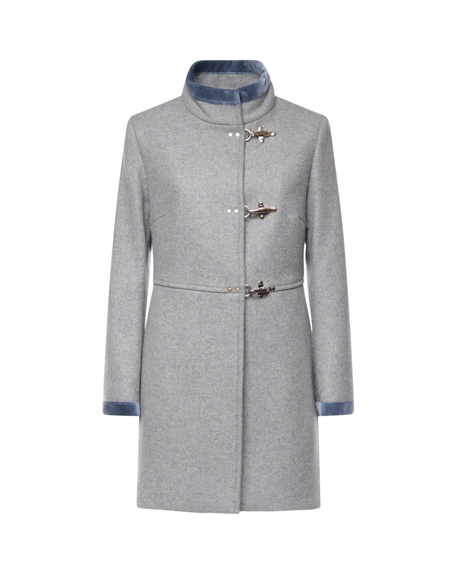 Cappotto Virginia in panno di lana mélange NAW50534000YN6 B202 FAY 