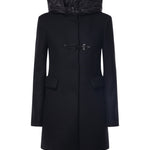 Toggle Coat in panno di lana garzato NAW59533430YMV B999 FAY 