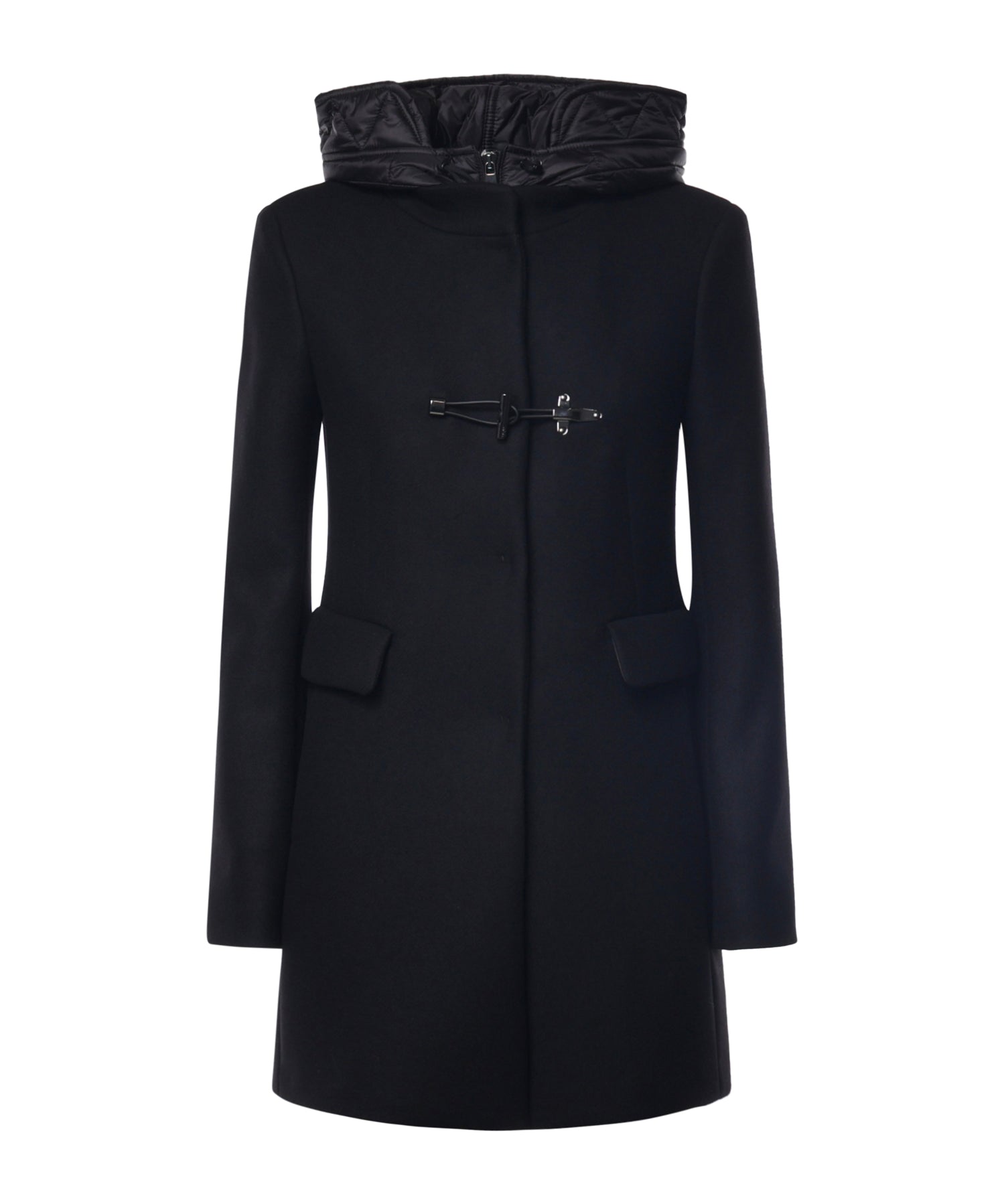 Toggle Coat in panno di lana garzato NAW59533430YMV B999 FAY 