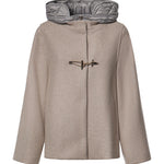 Cappa Toggle Coat in panno di lana garzato mélange NAW59533730YNC C205 FAY 