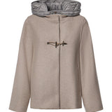 Cappa Toggle Coat in panno di lana garzato mélange NAW59533730YNC C205 FAY 