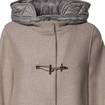 Cappa Toggle Coat in panno di lana garzato mélange NAW59533730YNC C205 FAY 