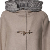 Cappa Toggle Coat in panno di lana garzato mélange NAW59533730YNC C205 FAY 