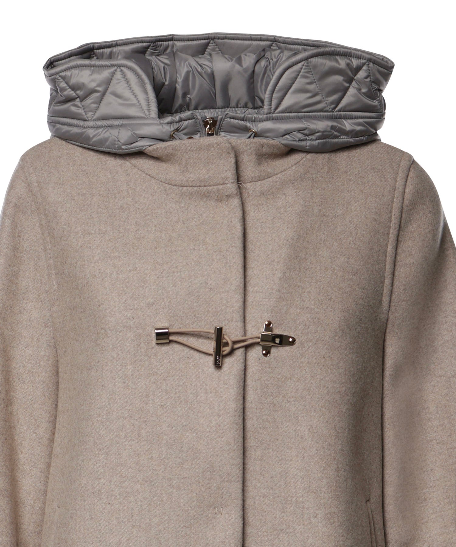 Cappa Toggle Coat in panno di lana garzato mélange NAW59533730YNC C205 FAY 
