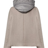 Cappa Toggle Coat in panno di lana garzato mélange NAW59533730YNC C205 FAY 