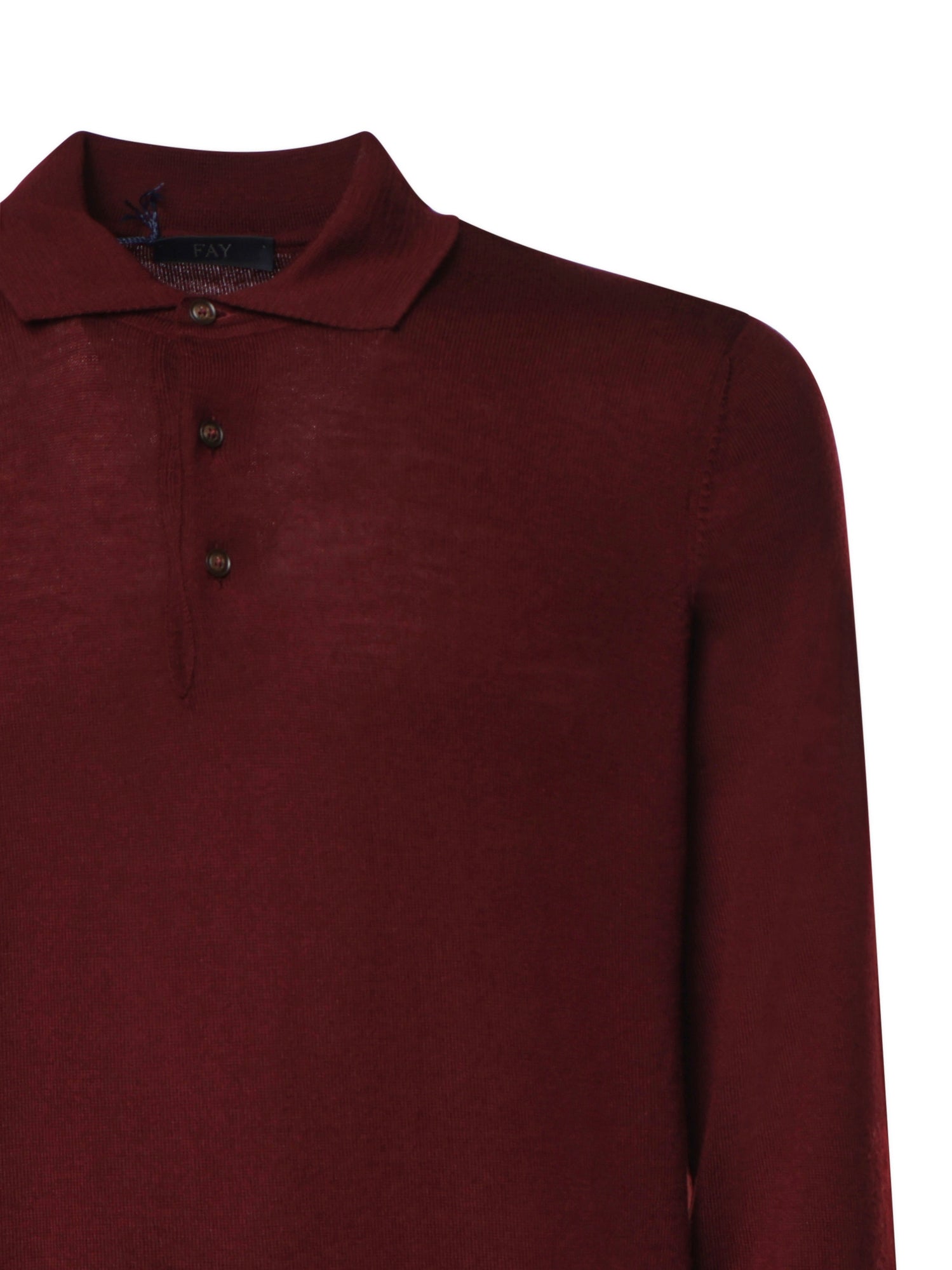 Polo in lana merinos NMMC1532470CQT R008 FAY 