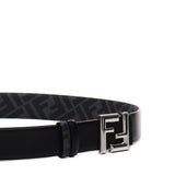 Cintura FF Rounded in pelle 7C0488 AFF2F0GXN FENDI 