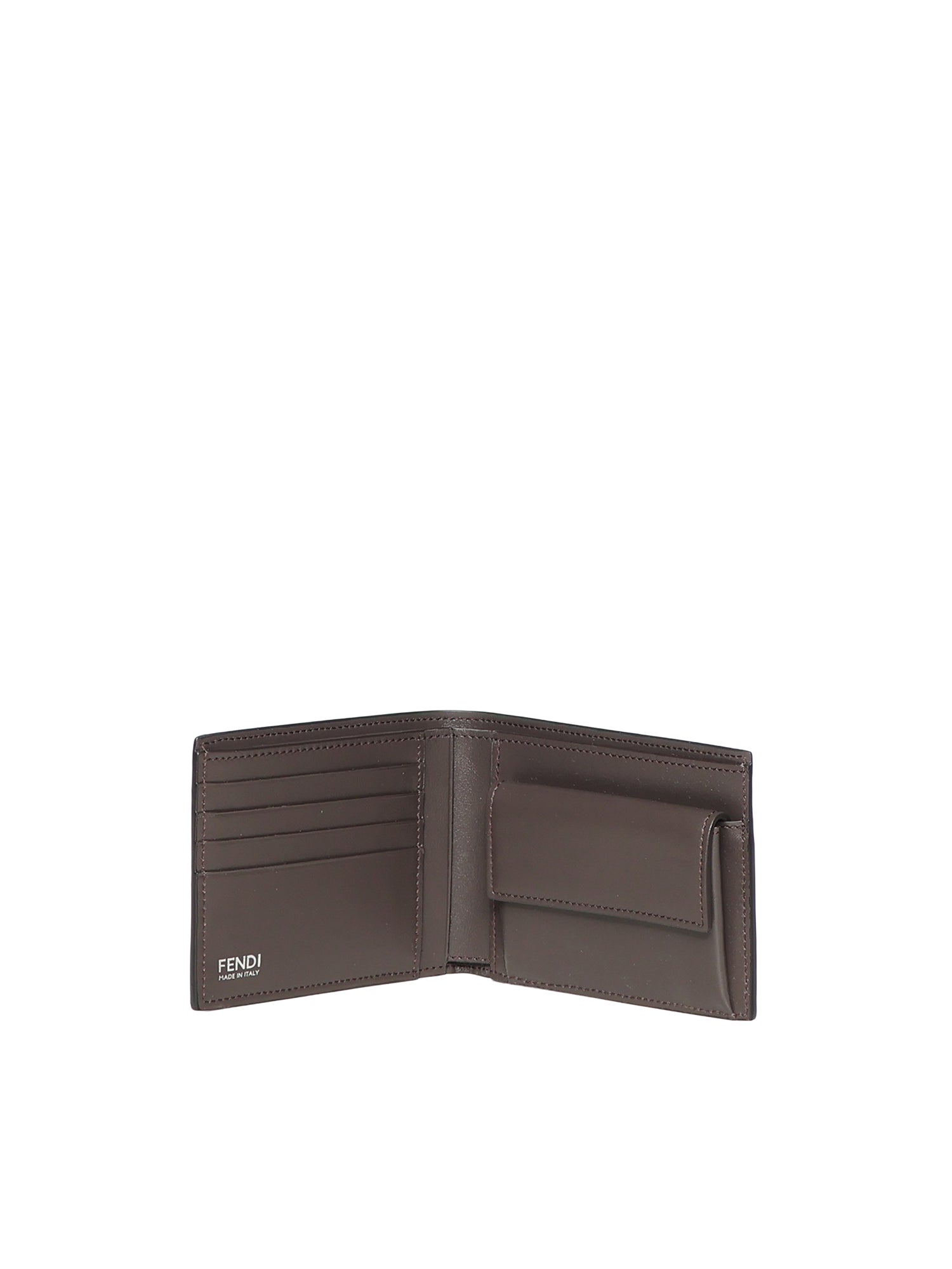 Portafoglio in pelle con logo 7M0001 B12XF1MYJ FENDI 