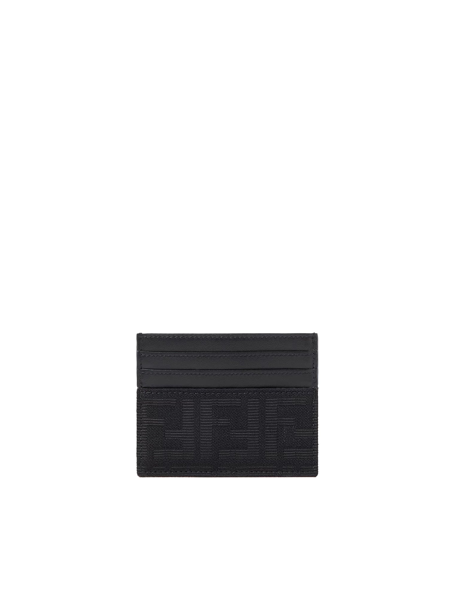 Portacarte FF Jacquard e pelle 7M0164 B16FF0QA1 FENDI 