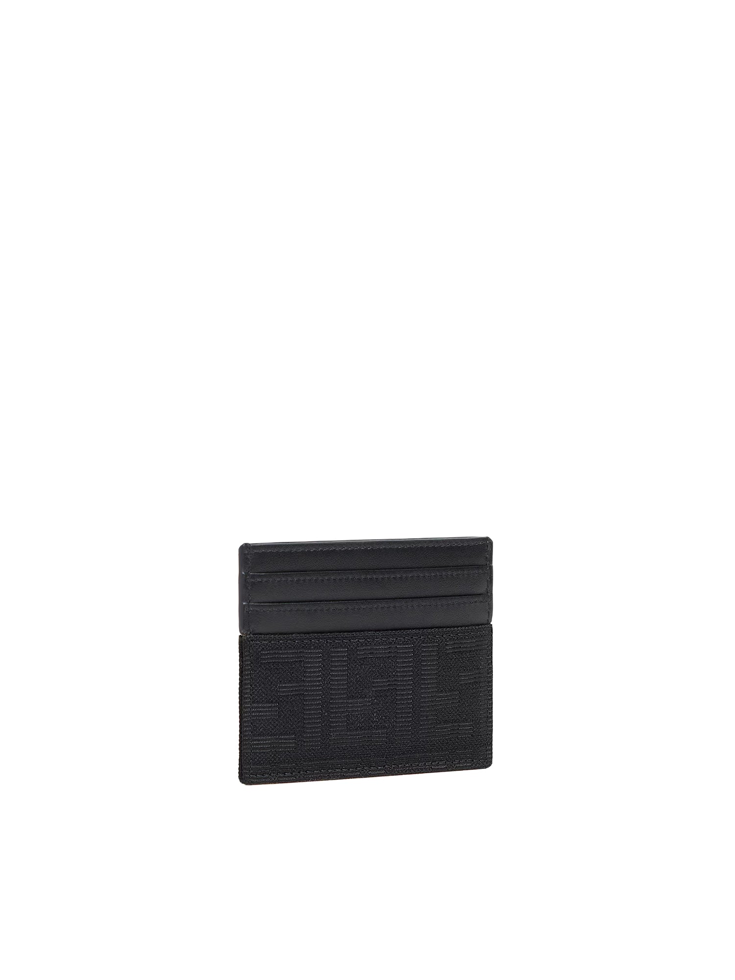 Portacarte FF Jacquard e pelle 7M0164 B16FF0QA1 FENDI 