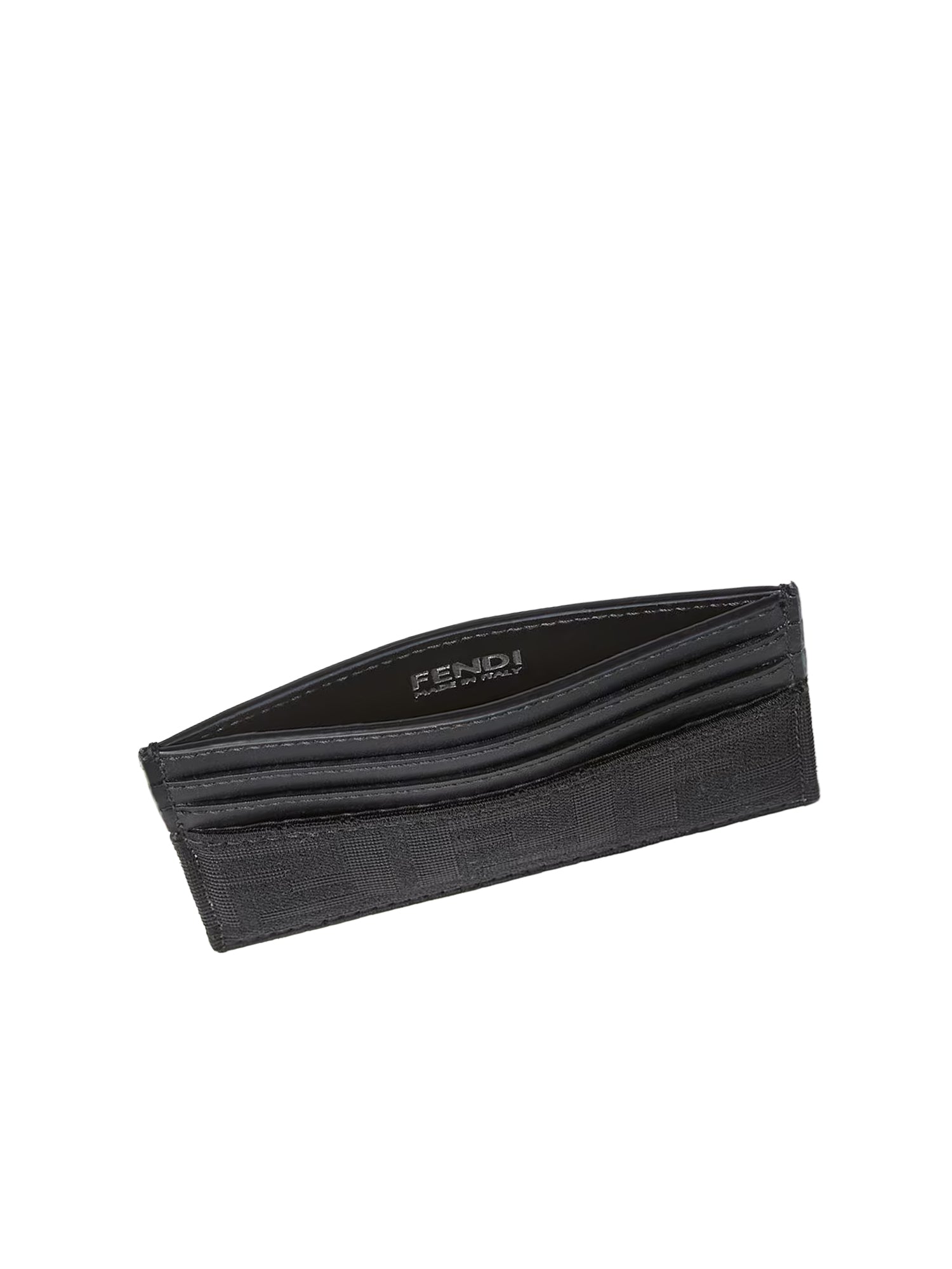 Portacarte FF Jacquard e pelle 7M0164 B16FF0QA1 FENDI 