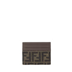 Portacarte FF Jacquard e pelle<BR/> 7M0164 B16FF14YN FENDI 