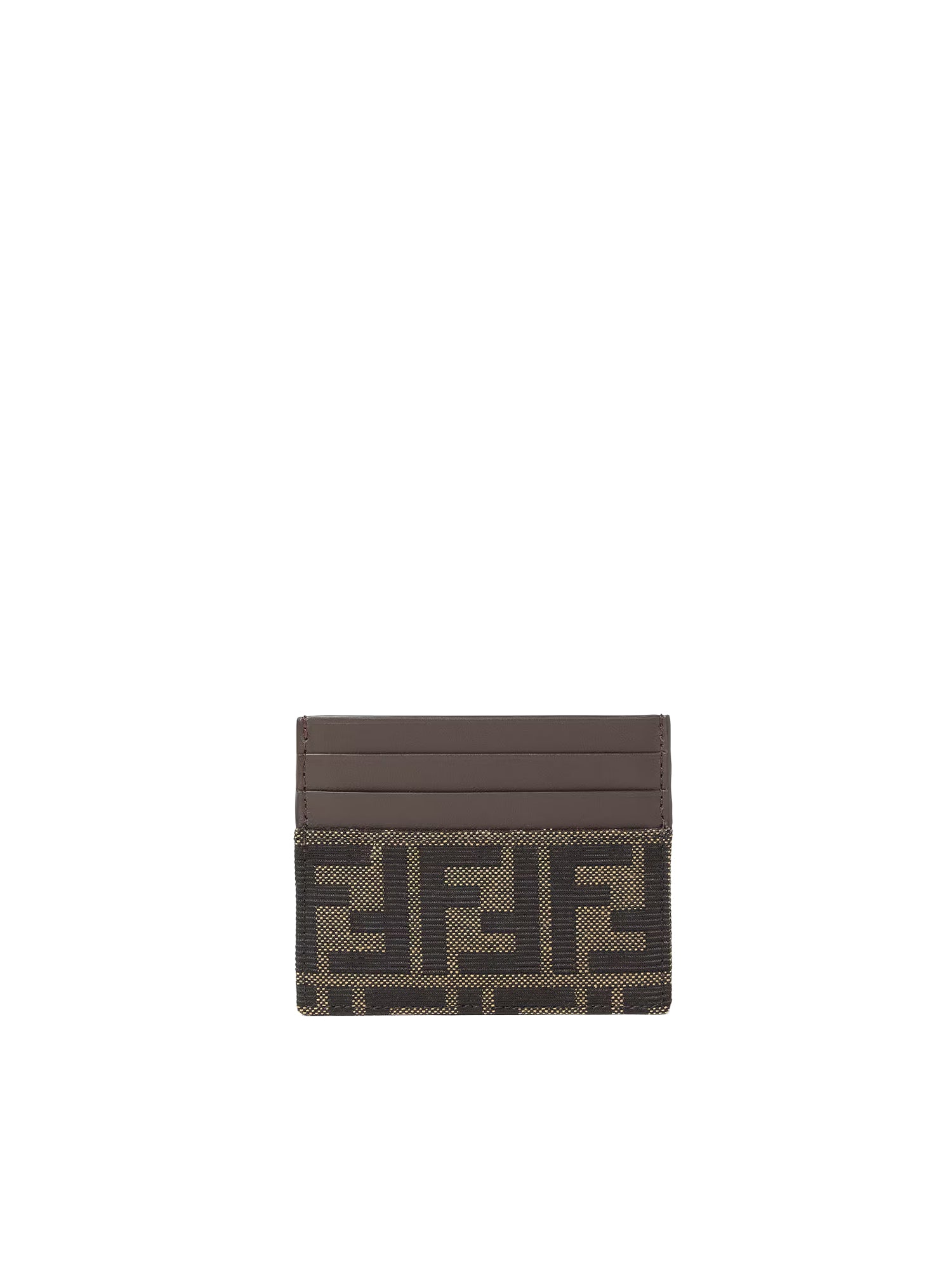 Portacarte FF Jacquard e pelle<BR/> 7M0164 B16FF14YN FENDI 