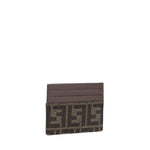Portacarte FF Jacquard e pelle<BR/> 7M0164 B16FF14YN FENDI 