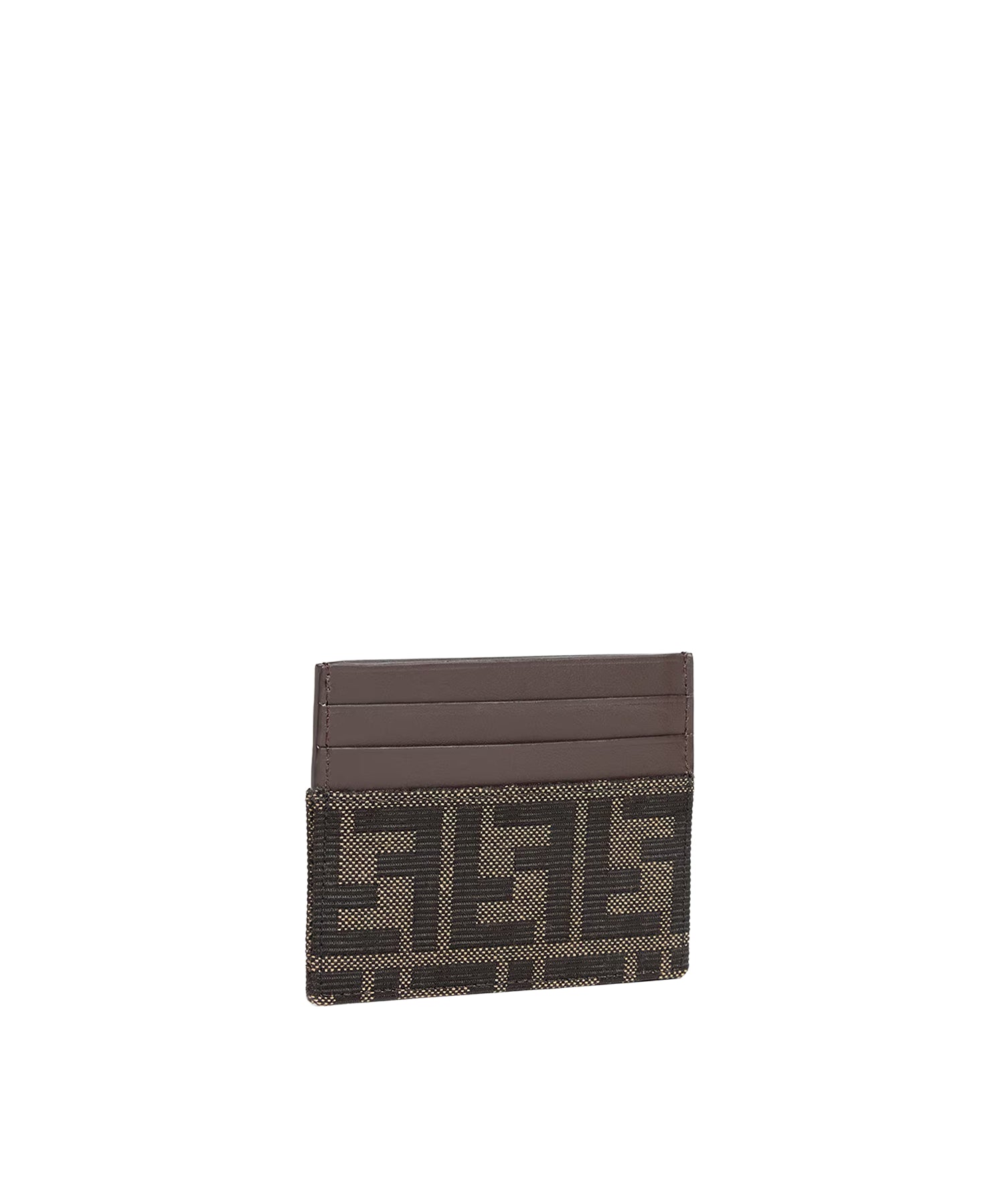 Portacarte FF Jacquard e pelle<BR/> 7M0164 B16FF14YN FENDI 