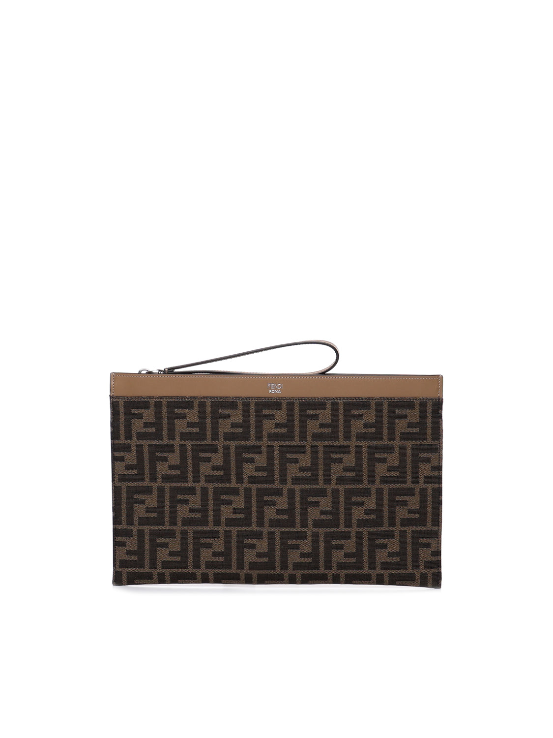 Pouch Piatta Medium FF Jacquard 7N0134 AFBVF1HRM FENDI 