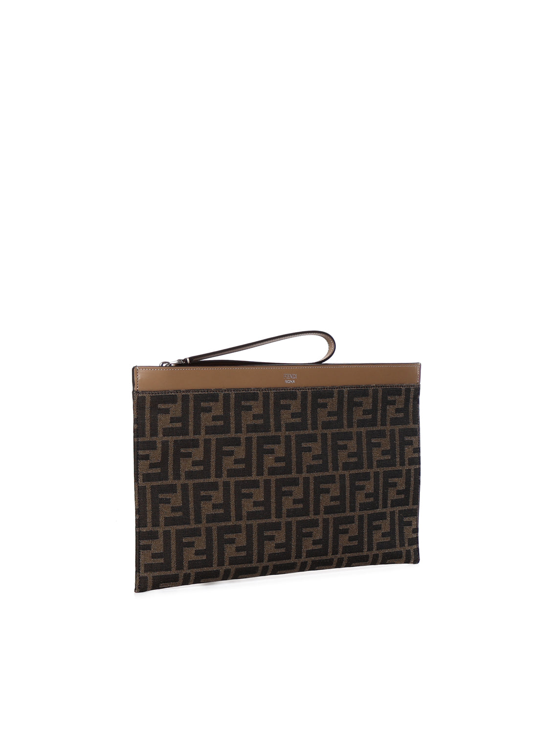 Pouch Piatta Medium FF Jacquard 7N0134 AFBVF1HRM FENDI 