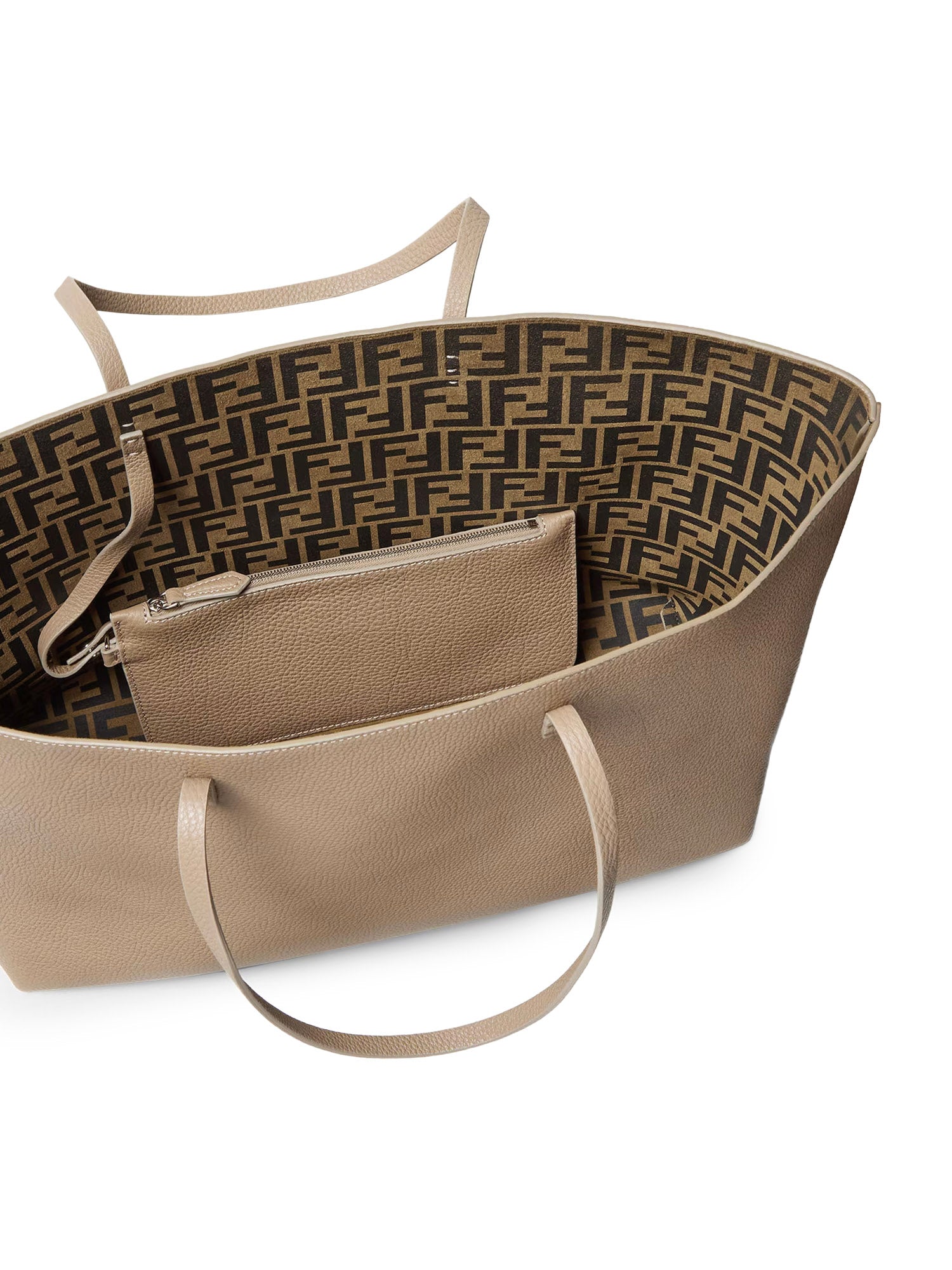 Shopper Roll Medium  in Cuoio Romano 8BH444 B1E7F1XR8 FENDI 