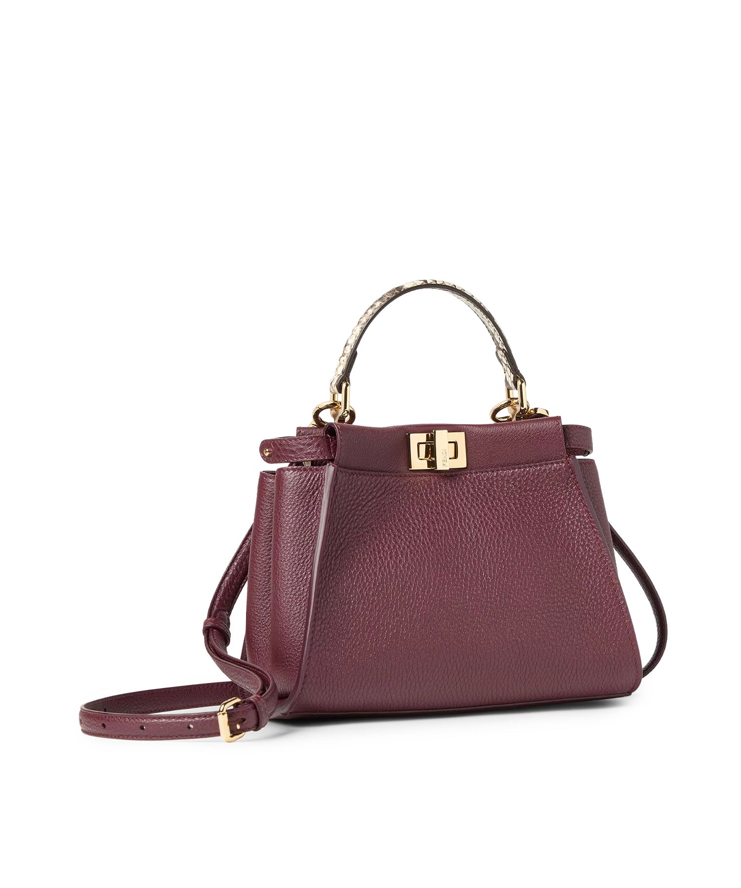 Borsa Peekaboo Mini in Cuoio Romano 8BN244 B16GF1XRO FENDI 