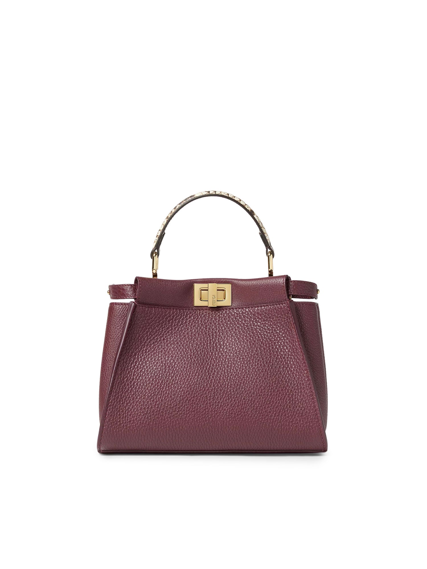 Borsa Peekaboo Mini in Cuoio Romano 8BN244 B16GF1XRO FENDI 