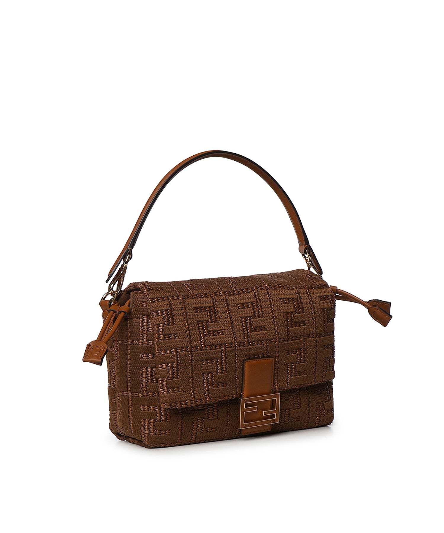 Borsa Baguette® Soft Medium in rafia 8BR833 AY6GF1UJK FENDI 