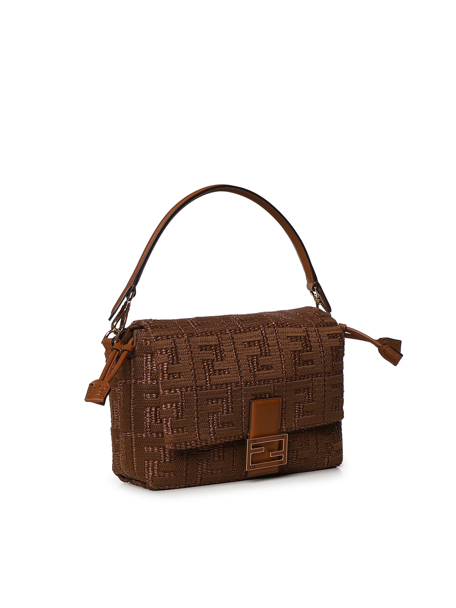 Borsa Baguette® Soft Medium in rafia 8BR833 AY6GF1UJK FENDI 