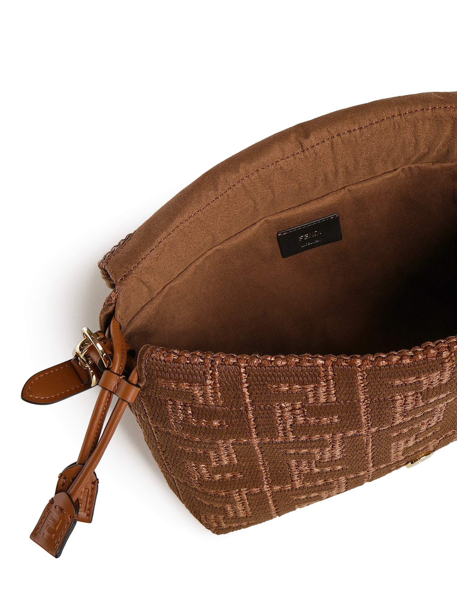 Borsa Baguette® Soft Medium in rafia 8BR833 AY6GF1UJK FENDI 