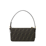 Borsa Zip Top Small FF Jacquard 8BS123 B17AF14YN FENDI 
