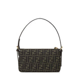 Borsa Zip Top Small FF Jacquard 8BS123 B17AF14YN FENDI 